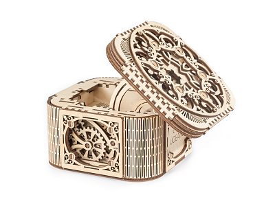 3D-ПАЗЛ UGEARS Шкатулка с секретом
