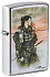 Зажигалка ZIPPO Luis Royo с покрытием Street Chrome, латунь/сталь, серебристая, 38x13x57 мм - Фото 1