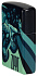 Зажигалка ZIPPO Mermaid Design с покрытием 540 Matte, латунь/сталь, черная, матовая, 38x13x57 мм - Фото 8