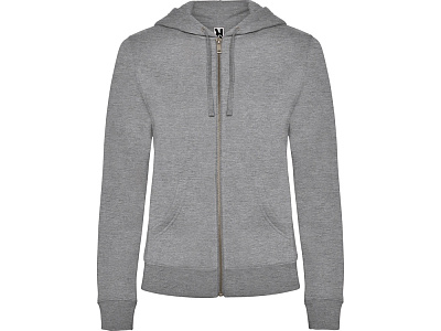 Толстовка на молнии Veleta, женская (Серый меланж)