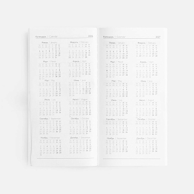 Еженедельник Baza, датированный, зеленый