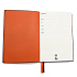 Ежедневник A5 недатированный Efemero в мягком переплёте, черно-оранжевый - Фото 3