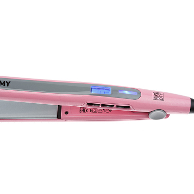 Щипцы для волос DEWAL BEAUTY Yummy, 25x110 мм, 40 Вт, розовые