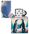 Зажигалка ZIPPO Penguin с покрытием Glow In The Dark Green, латунь/сталь, разноцветная, 38x13x57 мм - Фото 4