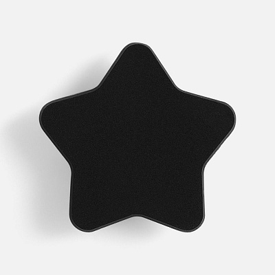 Джибитс из ПВХ «Звезда», черный (Чёрный)