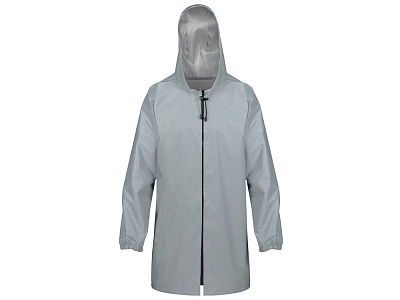 Дождевик светоотражающий Sunny reflector с чехлом (Серый светоотражающий)