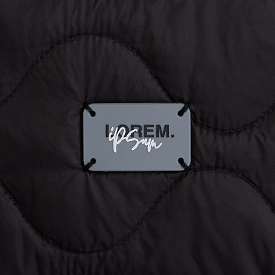 Лейбл из ПВХ Kreta, S, серый