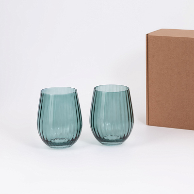 Подарочный набор 2 стакана для воды Capri