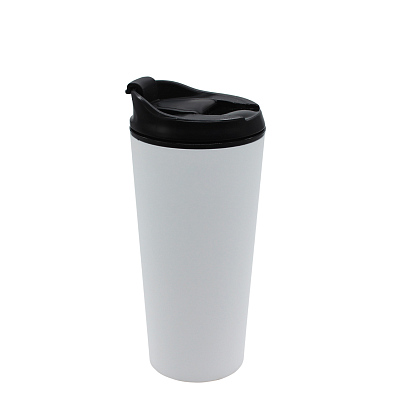 Термостакан Basic с клапаном, цвет белый