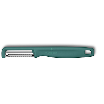 Овощечистка VICTORINOX IOTA, серрейторное лезвие из нержавеющей стали, зеленая