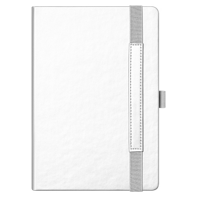 Ежедневник Alpha недатированный, серебро/серый