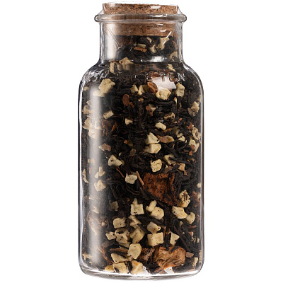 Чай «Сокочай», черный с соком ананаса, с кусочками ананаса, яблока и корицы (Чёрный)