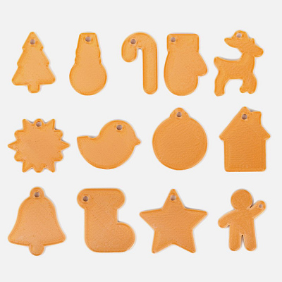 Мини-подвеска «Пряник», 3D-печать на заказ, птичка