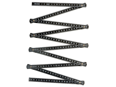 Складная линейка Plank, 2 м