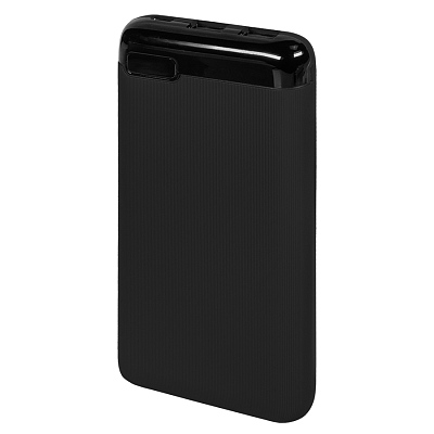 Универсальный аккумулятор Num 10 (10000 мАч), черный, 13,9х6.9х1,4 см (Чёрный)