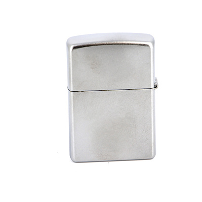 Зажигалка ZIPPO Classic с покрытием Satin Chrome™, латунь/сталь, серебристая, матовая, 38x13x57мм (Серебристый)