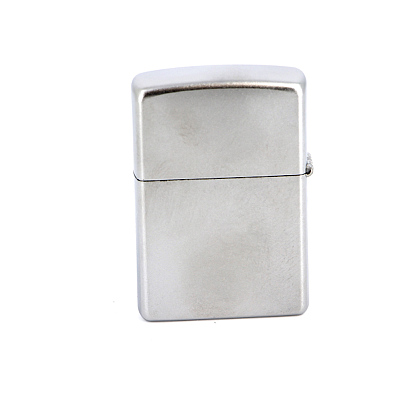 Зажигалка ZIPPO Classic с покрытием Satin Chrome™, латунь/сталь, серебристая, матовая, 38x13x57мм