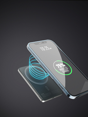 Беспроводной магнитный ПЗУ Olmio QM-15, темно-серый