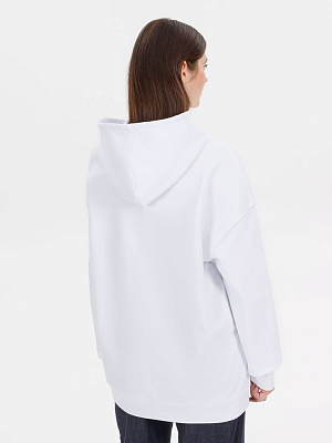 Худи оверсайз унисекс Outshine, белое