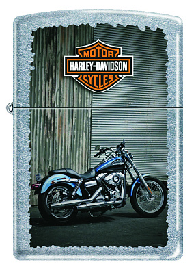 Зажигалка ZIPPO Harley-Davidson®, с покрытием Street Chrome™, латунь/сталь, серебристая, 38x13x57 мм (Разноцветный)