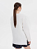 Лонгслив унисекс Siluetti Fuori, молочно-белый - Фото 5