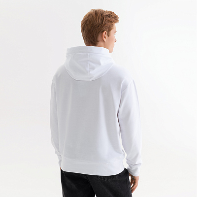 Худи с капюшоном, унисекс Алекс (Alex) белый