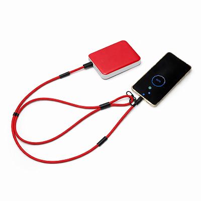 Кабель - ланьярд Линк 66 Вт, красный