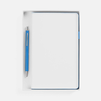 Набор White Shall, бело-голубой