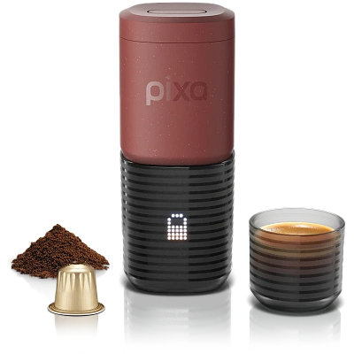 Электрическая мини-кофемашина WACACO Pixapresso, бордовый