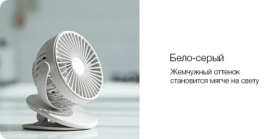 Портативный вентилятор на клипсе Solove F3, розовый