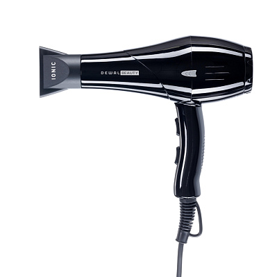 Фен DEWAL BEAUTY Optima Black , 2200 Вт, 1 насадка (Черный)