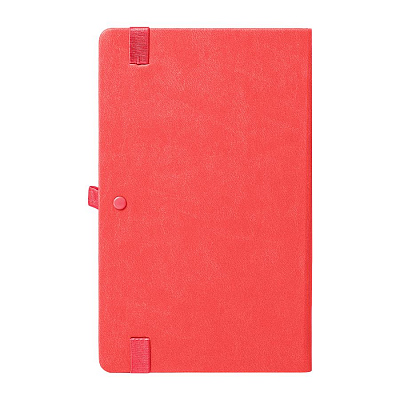 Ежедневник недатированный HAMILTON, A5, алый, кремовый блок