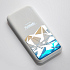 Внешний аккумулятор с подсветкой Люче (Luce) 10000 mAh, белый - Фото 7