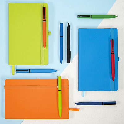 Ручка шариковая MIRROR BLACK, покрытие soft touch