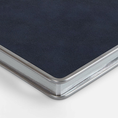 Ежедневник Metal Frame на заказ, датированный, синий