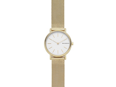 Часы наручные, женские (Корпус- желтое золото, циферблат- белый, крепление- желтое золото)