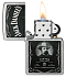 Зажигалка ZIPPO Jack Daniels® с покрытием Street Chrome, латунь/сталь, серебристая, 38x13x57 мм - Фото 3