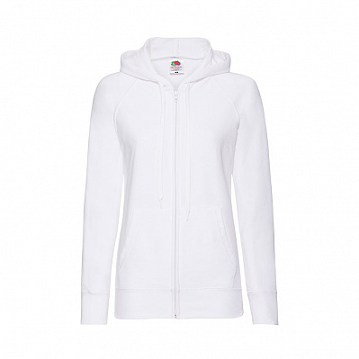 Толстовка женская без начеса LADIES LIGHTWEIGHT HOODED SWEAT 240 (Белый)