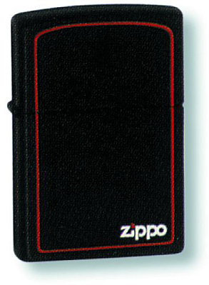 Зажигалка ZIPPO Classic с покрытием Black Matte, латунь/сталь, чёрная, матовая, 38x13x57 мм (Черный)