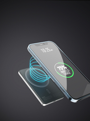 Беспроводной магнитный ПЗУ Olmio QM-15, темно-серый