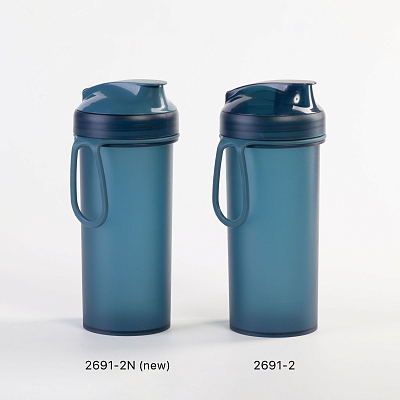 Бутылка для воды "Drinkme" 350 мл, синий с голубым