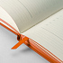 Ежедневник недатированный Solas, формат А5, с магнитом, оранжевый, кремовый блок в линейку - Фото 6