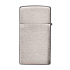 Зажигалка ZIPPO Slim® с покрытием Brushed Chrome, латунь/сталь, серебристая, матовая, 29x10x60 мм - Фото 5