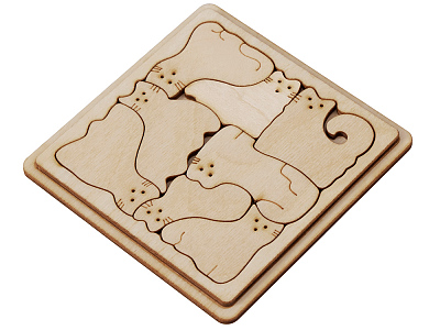 Деревянная головоломка Catgram