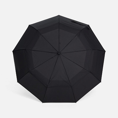 Складной зонт Dome Double с двойным куполом, черный