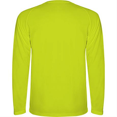 Спортивная футболка MONTECARLO L/S мужская, ФЛУОРЕСЦЕНТНЫЙ ЖЕЛТЫЙ 2XL
