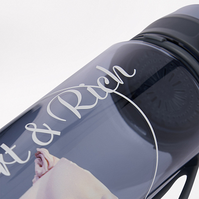 Бутылка для воды Como, серая