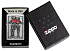 Зажигалка ZIPPO Couple Love с покрытием Brushed Chrome, латунь/сталь, серебристая, 36x13x57 мм - Фото 6