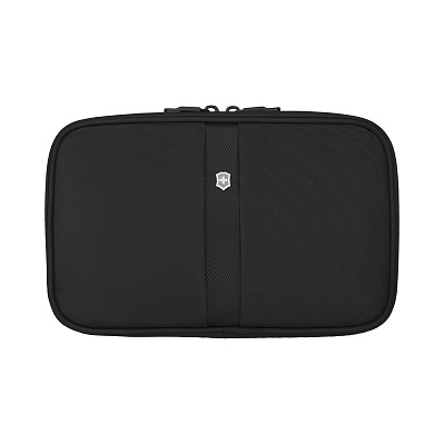 Несессер VICTORINOX TA 5.0 Zip-Around Travel Kit 3 отделения чёрный нейлон 28x8x18 см 4 л