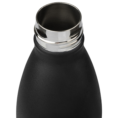 Термобутылка вакуумная герметичная Фреско (Fresco), черная